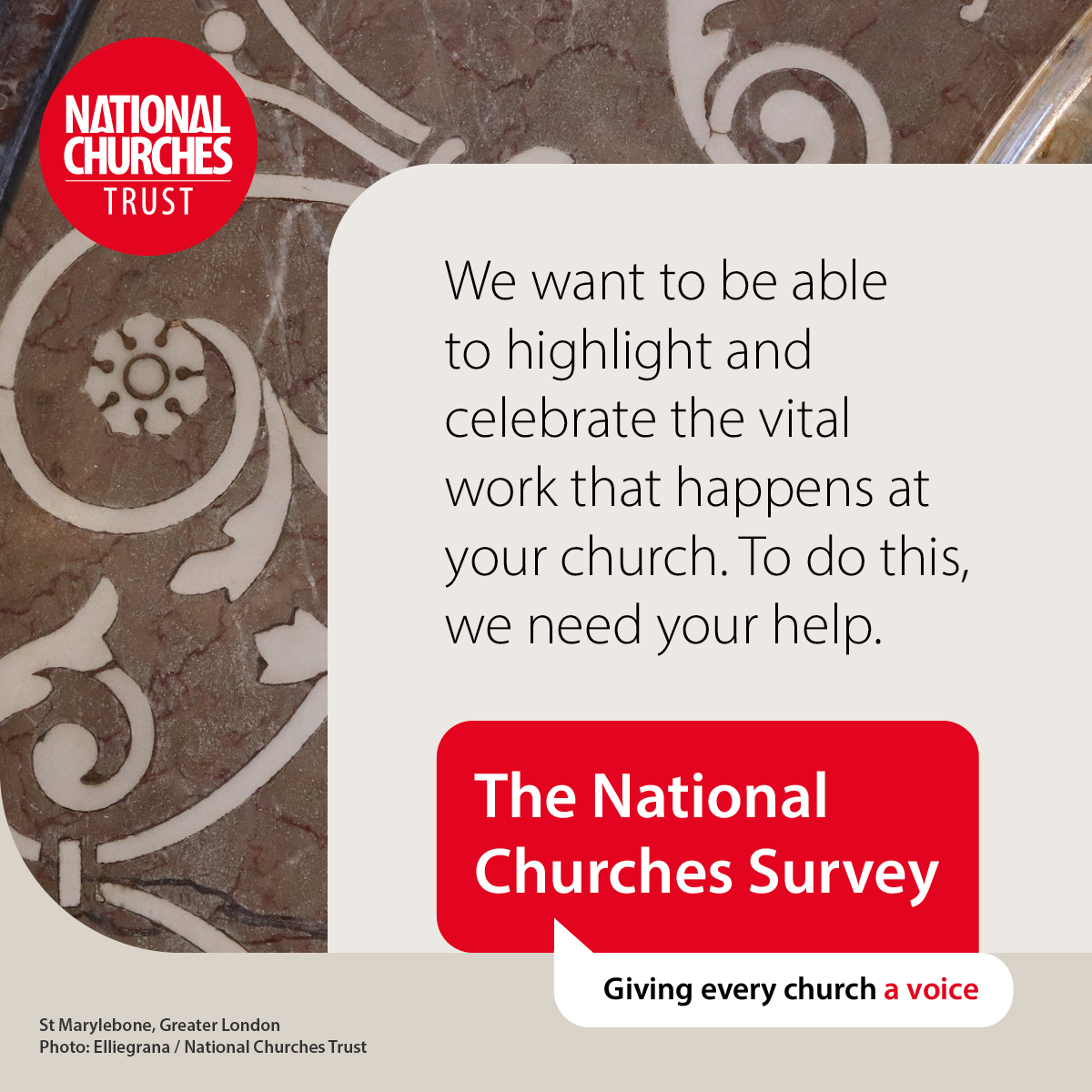 Churches provide £55bn+ a year in social good; everything from mental health support to food banks. Much of this goes unnoticed – we want to change that. If you work or volunteer for a church, fill out our survey, so we can celebrate everything you do: shorturl.at/nQ1An