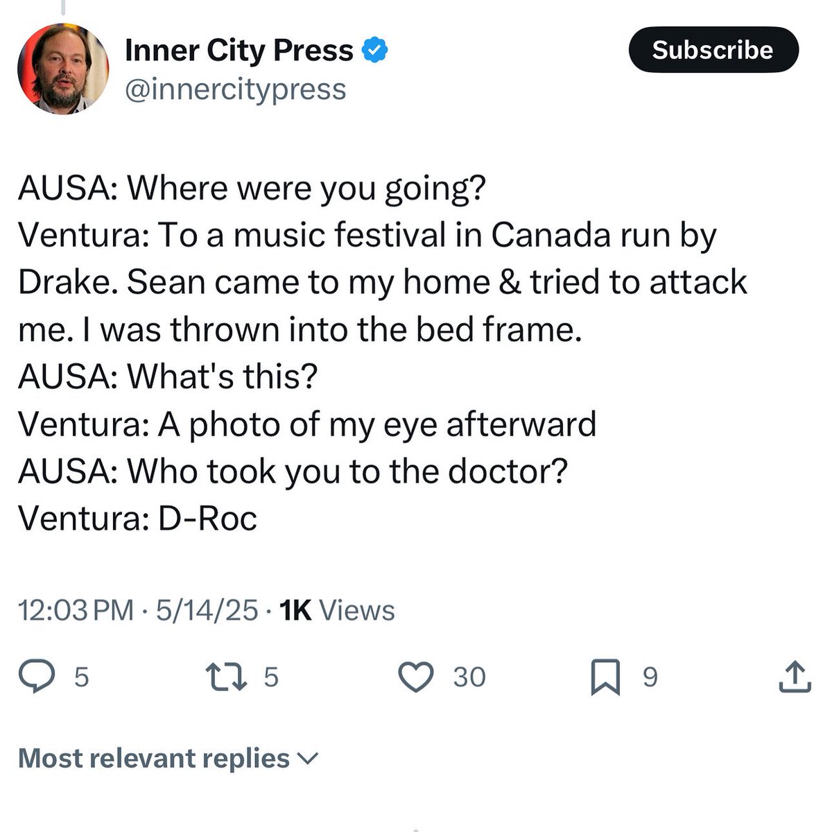 Diddy seemingly beat up Cassie after she told him she was going to OvO fest  in Canada ran by Drake