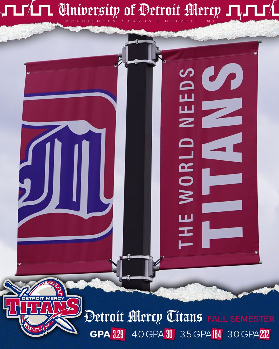 Titans Tally 3.29 GPA In The Spring #DetroitsCollegeTeam ⚔️📚

🔗 tinyurl.com/2z698t4z