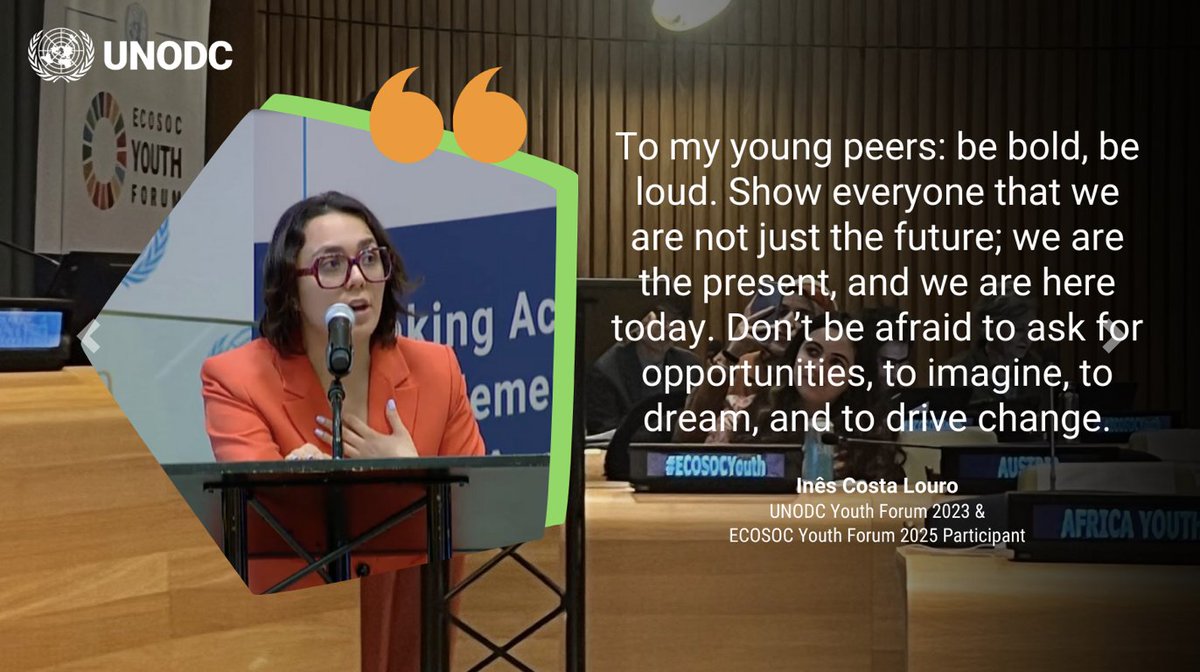 UNODC Prevention Treatment Rehabilitation Section (@unodc_ptrs) on Twitter photo .<a href="/UN/">United Nations</a> is committed to empowering #youth through engagement at all levels.
In the context of #druguse prevention, <a href="/UNODC/">UN Office on Drugs & Crime</a> #YouthInitiative supports a global🌐community of young people dedicated to supporting the health & wellbeing of their peers
🗣️🔗is.gd/sbAcvD .<a href="/UN/">United Nations</a> is committed to empowering #youth through engagement at all levels.
In the context of #druguse prevention, <a href="/UNODC/">UN Office on Drugs & Crime</a> #YouthInitiative supports a global🌐community of young people dedicated to supporting the health & wellbeing of their peers
🗣️🔗is.gd/sbAcvD
