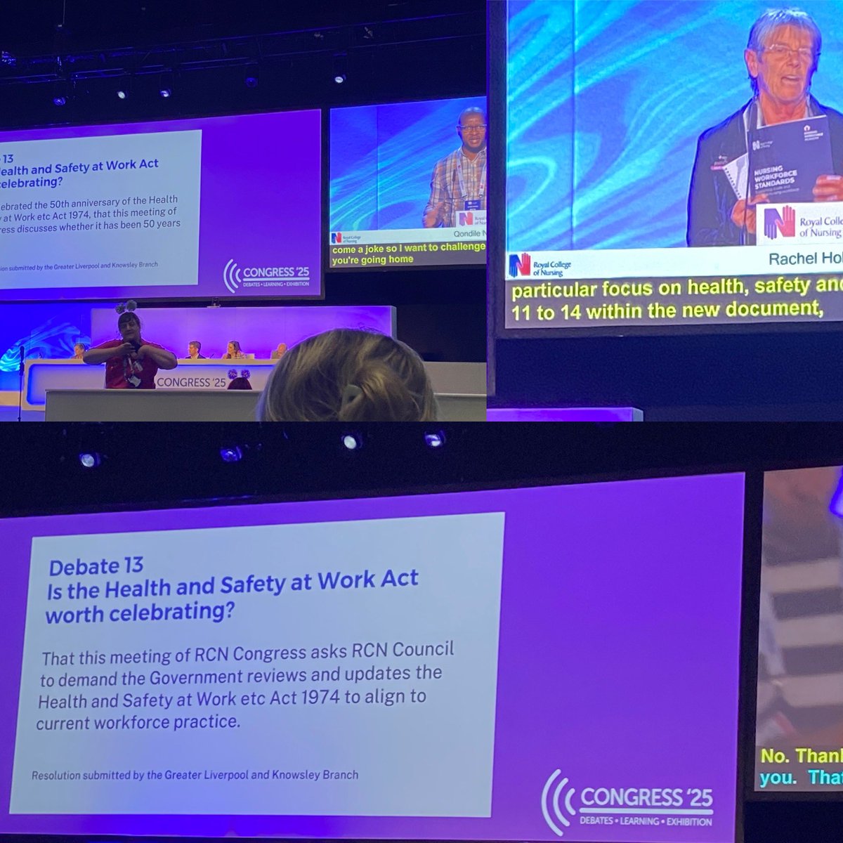 Discussing health and safety at work Act 1974. .. Rachel states can the nursing workforce standards can they help? What about regulation? This has now been updated to a resolution