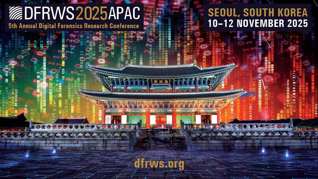 🚨Call for papers is extended till May 23, 2025 for DFRWS-APAC 2025!🚨 
Accepted authors will be able to join us in Seoul, South Korea in November! Learn more &amp; submit your research easychair.org/conferences?co… 
Conference: dfrws.org/conferences/df… 
#dfrws #digitalforensics #apac #dfir
