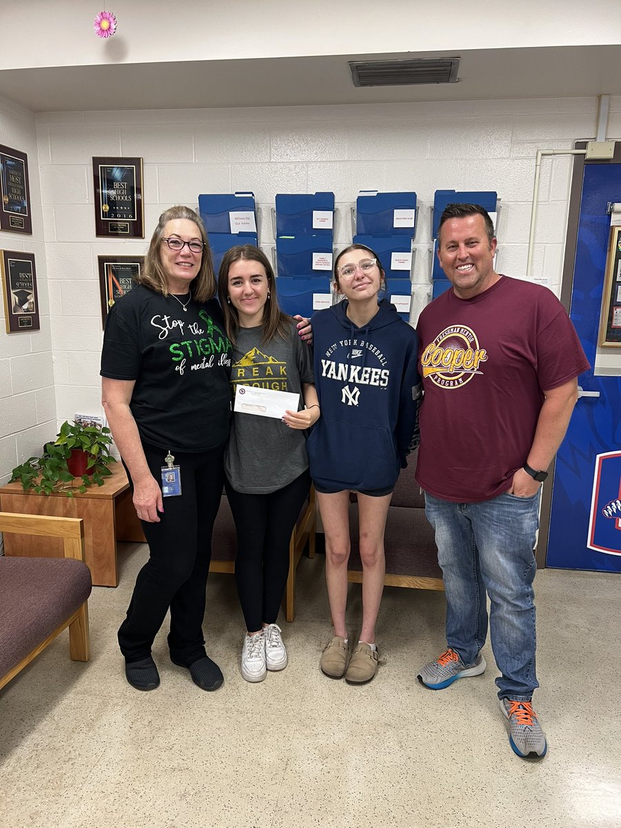 So proud of these two &amp; our FMPs. They took a tragic loss that was personal to many of us at <a href="/RCHS_Jaguars/">Cooper HS</a> &amp;  turned it into an opportunity to raise mental health awareness and bring attention to Ethan’s Purpose, an organization doing so much to help students across <a href="/Boone_County/">Boone County Schools</a>