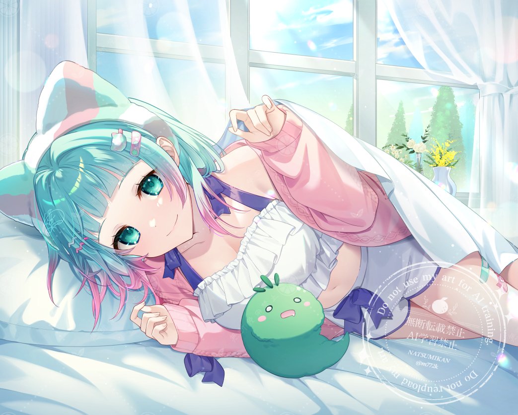 m772k's tweet image. Vtuber山葵つん様（#wasa_tsun）の誕生日記念グッズのお写真担当しました✨
グッズも販売中です！よろしくお願いいたします～！🍀