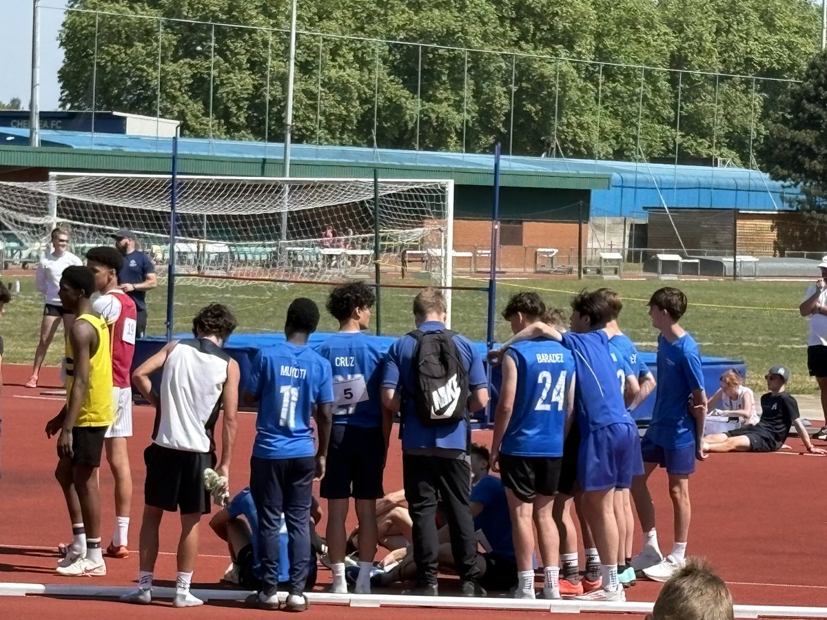 The <a href="/shsrbk/">Southborough High School</a> year 10 athletics team supporting our high jumper going for a school record! Displaying all the values