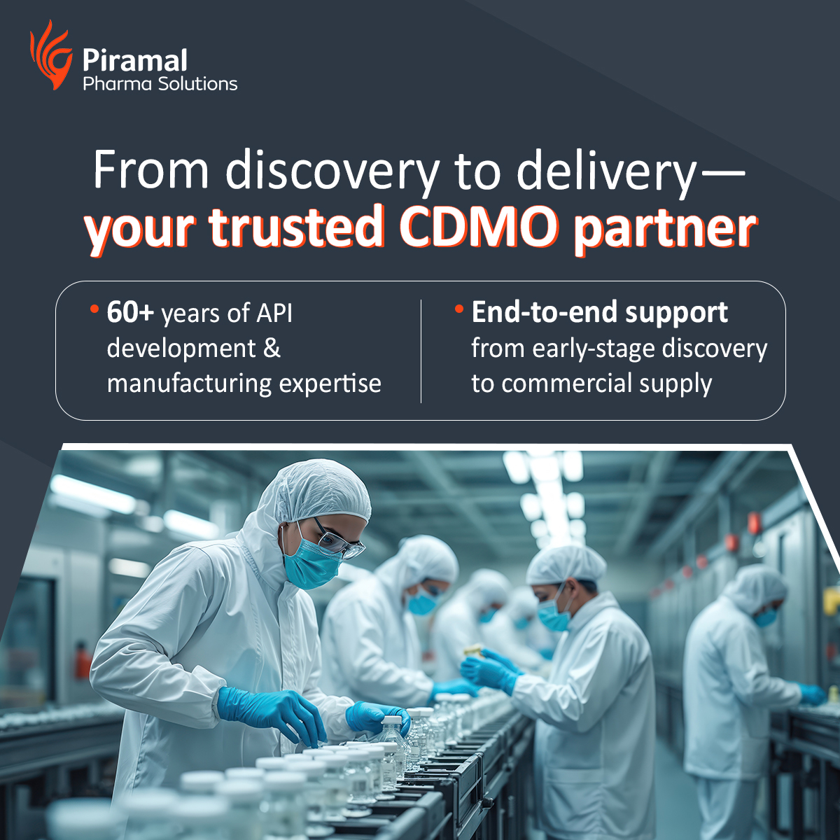 Our Ahmedabad Discovery Services site has 300+ scientists driving innovation in synthetic chemistry, in-vitro biology, ADME &amp; more. With 60+ years in APIs &amp; a global network, we deliver scalable, high-quality solutions from idea to impact faster.