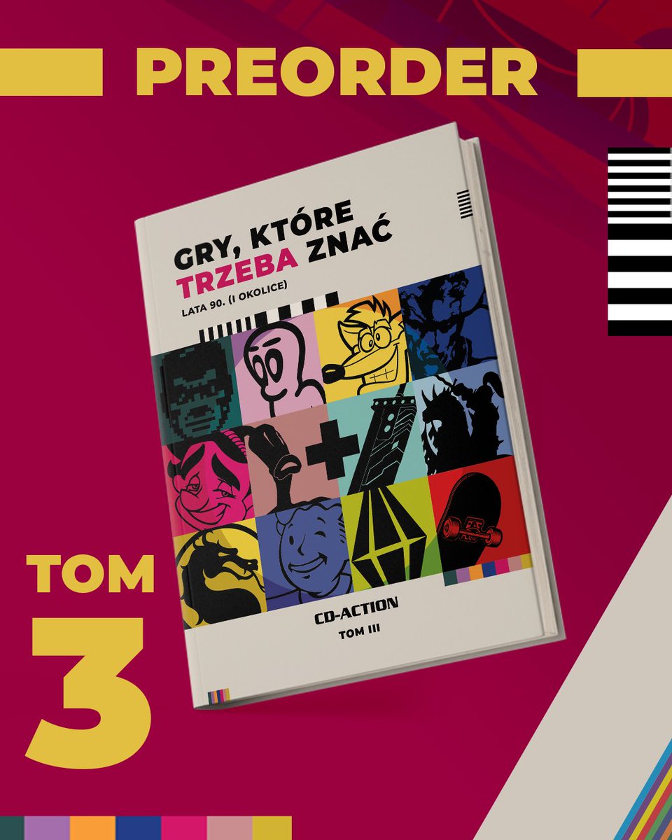 Książka pofrunęła do drukarni, więc pozostaje teraz czekać na premierę (24 czerwca). W przedsprzedaży jest taniej!

cdaction.pl/newsy/ksiazka-…