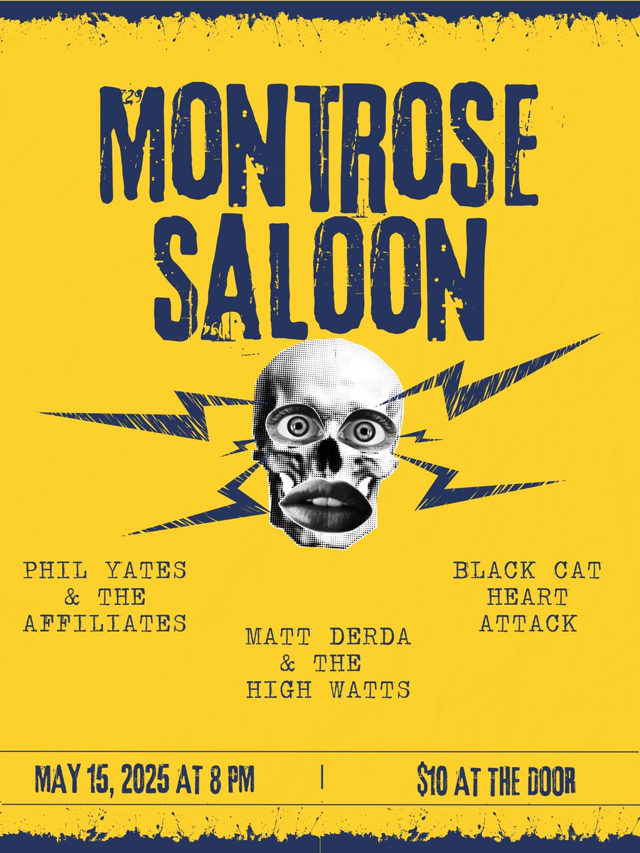 Matt Derda & the High Watts (@mattderdamusic) on Twitter photo This Thursday we’ll be at the Montrose Saloon in Chicago with @philipayates and Black Cat Heart Attack. BTW we’re Da Pope’s favorite band. This Thursday we’ll be at the Montrose Saloon in Chicago with @philipayates and Black Cat Heart Attack. BTW we’re Da Pope’s favorite band.