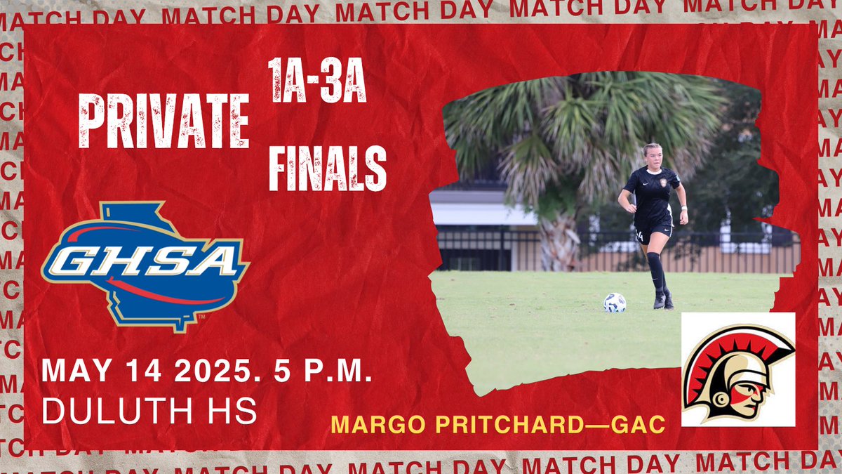 AFU 2007/2006 Girls ECNL (@afu_2007_ecnl) on Twitter photo 🔥Good luck to our <a href="/MargoPritchard/">Margo Pritchard</a> in the <a href="/OfficialGHSA/">GHSA</a> Private School Soccer Final today!!
<a href="/GAC_Athletics/">GAC Athletics</a> <a href="/atlantaunitedsa/">Atlanta Fire United</a> 🔥Good luck to our <a href="/MargoPritchard/">Margo Pritchard</a> in the <a href="/OfficialGHSA/">GHSA</a> Private School Soccer Final today!!
<a href="/GAC_Athletics/">GAC Athletics</a> <a href="/atlantaunitedsa/">Atlanta Fire United</a>