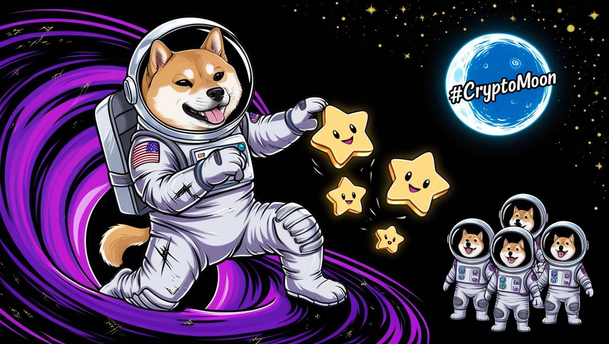 Shibrocket_EGC's tweet photo. Woof woof! 🐶 ShibaRocket Pack—our Shiba astronaut just moonwalked into a black hole… and came back with alien treats! 😂 What’s the weirdest snack you’d share on the #CryptoMoon? Best answer wins 5,000 $SHROCK! 🚀 #ShibaRocket #MemeCoin #Egon” https://t.co/sp23wqHbH6