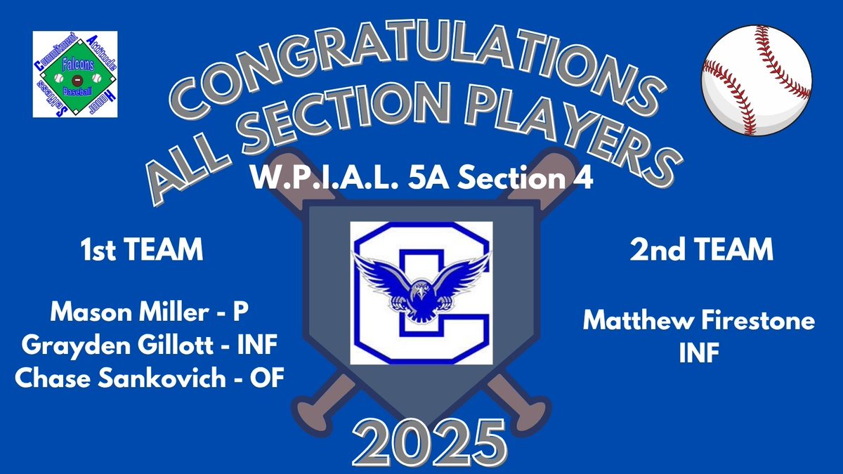 Connellsville Falcons Baseball tweet media