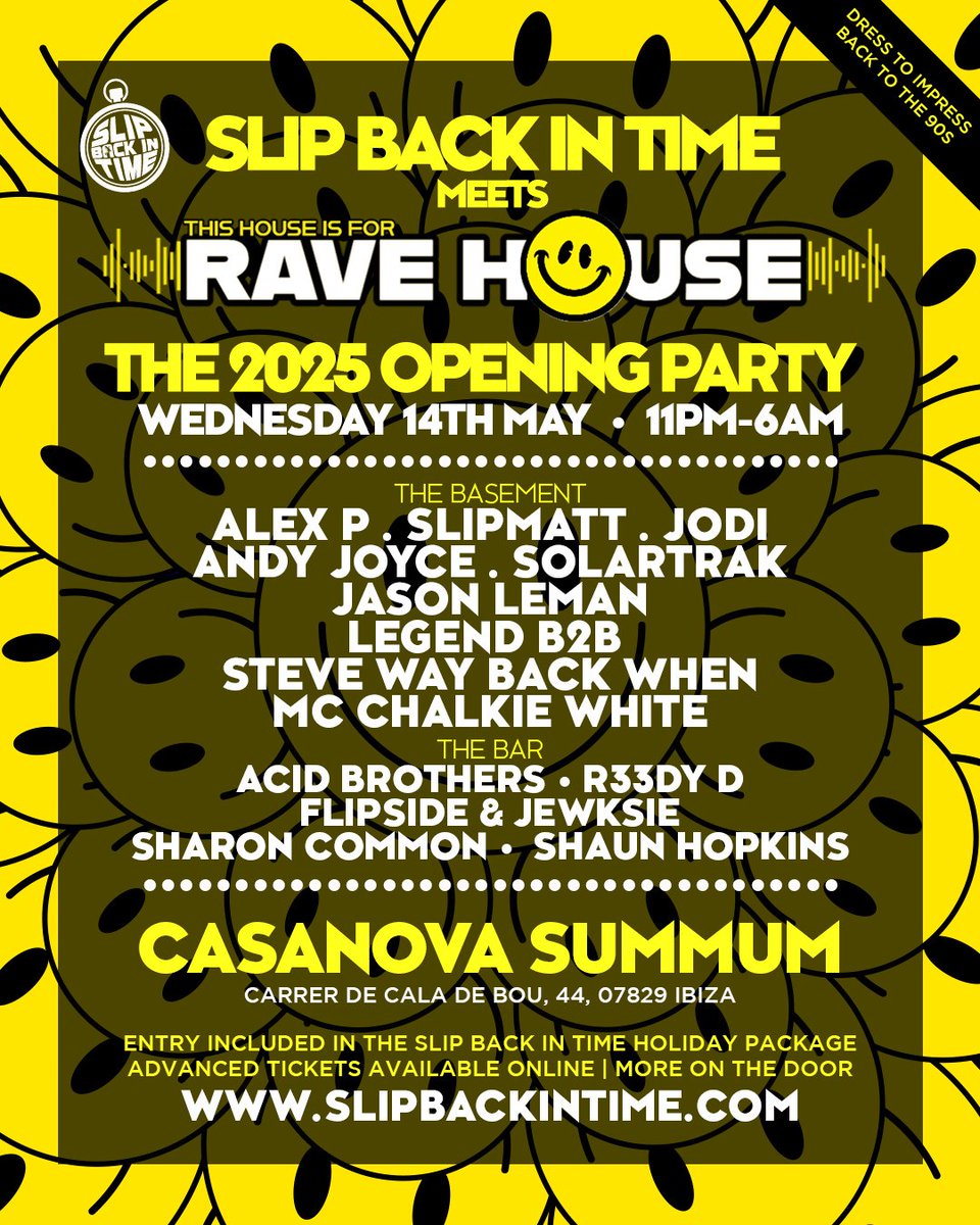 SlipBackInTime's tweet photo. We are opening with a 💥.....

Tonight we kick start our week at Casanova Summum...🥳

#SBIT25 https://t.co/02nSIG2AKq