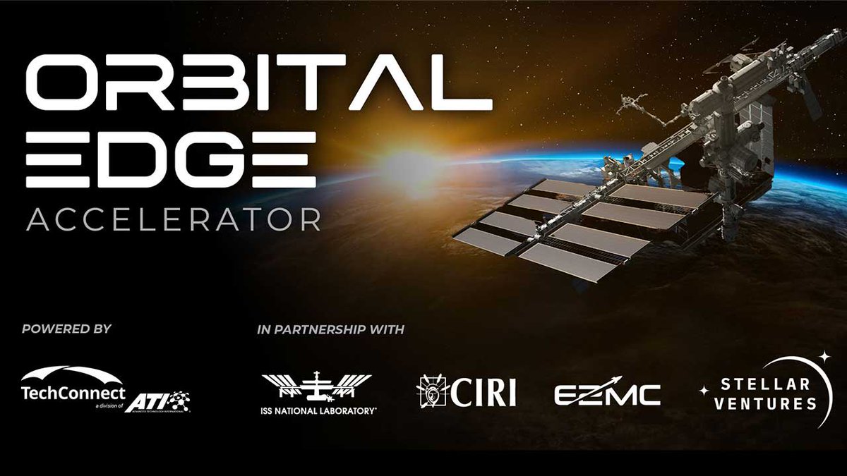 Are you a #startup looking to elevate your R&amp;D? Our #OrbitalEdge Accelerator could help!

Six innovators will be selected for investment up to $500K, mentorship &amp; an opportunity to launch your research to the ISS.

Applications due May 19 by 8:00pm ET:  ow.ly/gMeh50VSqe4
