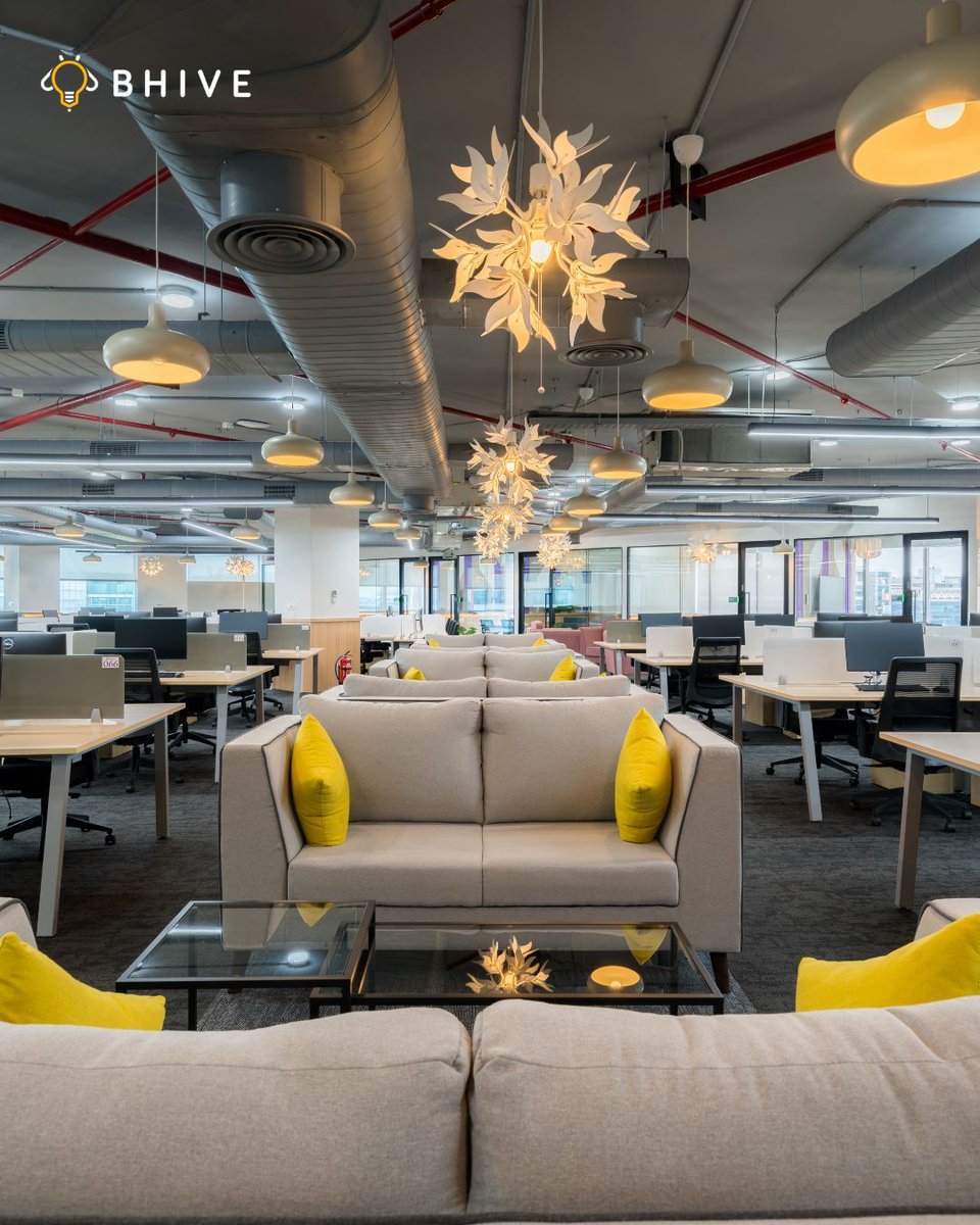 bhiveworkspace's tweet image. Comfy couch? Check​ ✔️ 
Warm lighting? Check​ ✔️
Big ideas? Always 💡​

At BHIVE, we've mastered the art of cosy spaces and serious hustle.​

#BHIVEWorkspace #CoworkingSpace #ManagedOffices #OfficeSolutions #Productivity #Focus #Collaboration