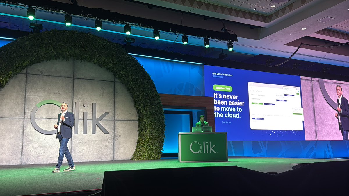 Kate Strachnyi ('DATAcated') (@datacated_) on Twitter photo Wow an easier way to migrate to the cloud from <a href="/qlik/">Qlik</a> at #qlikconnect Wow an easier way to migrate to the cloud from <a href="/qlik/">Qlik</a> at #qlikconnect