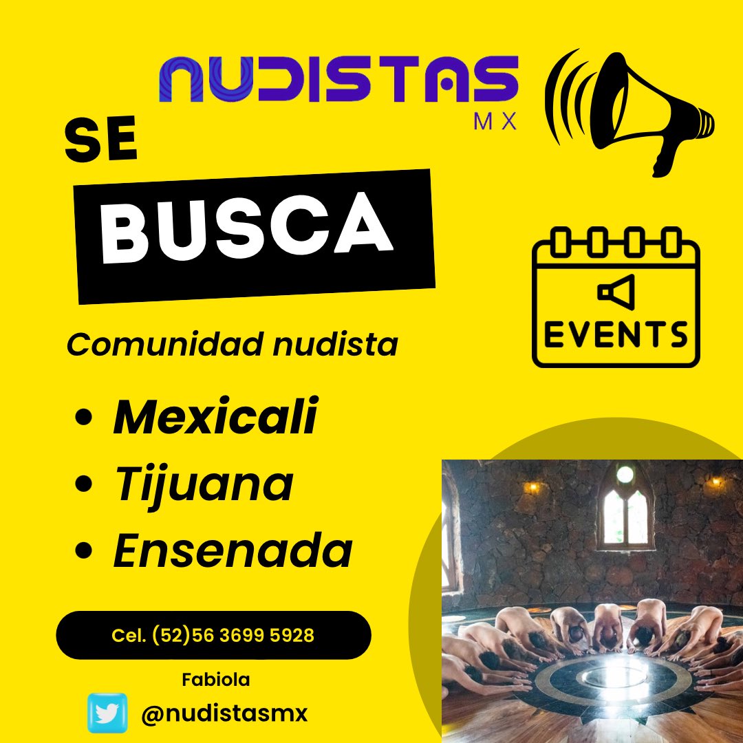 Nudistasmx (@nudistasmx) on Twitter photo Cuando me invitan! Yo voy! Claro que si, apoyar más grupos y ser el enlace entre comunidades que no tienen redes o lugares que desean grupo! Compartan 🙏 pls !
<a href="/_Hector_Mtz/">Hector Martinez</a> <a href="/Francelli_R/">Francelli</a> <a href="/Angy1De/">Angela de la Cruz</a> <a href="/VocesNudistas/">Voces Nudistas</a> <a href="/DiaAlDesnudo/">Dia al Desnudo</a>
#nuevascomunidades #mexicali #Tijuana #ensenada Cuando me invitan! Yo voy! Claro que si, apoyar más grupos y ser el enlace entre comunidades que no tienen redes o lugares que desean grupo! Compartan 🙏 pls !
<a href="/_Hector_Mtz/">Hector Martinez</a> <a href="/Francelli_R/">Francelli</a> <a href="/Angy1De/">Angela de la Cruz</a> <a href="/VocesNudistas/">Voces Nudistas</a> <a href="/DiaAlDesnudo/">Dia al Desnudo</a>
#nuevascomunidades #mexicali #Tijuana #ensenada