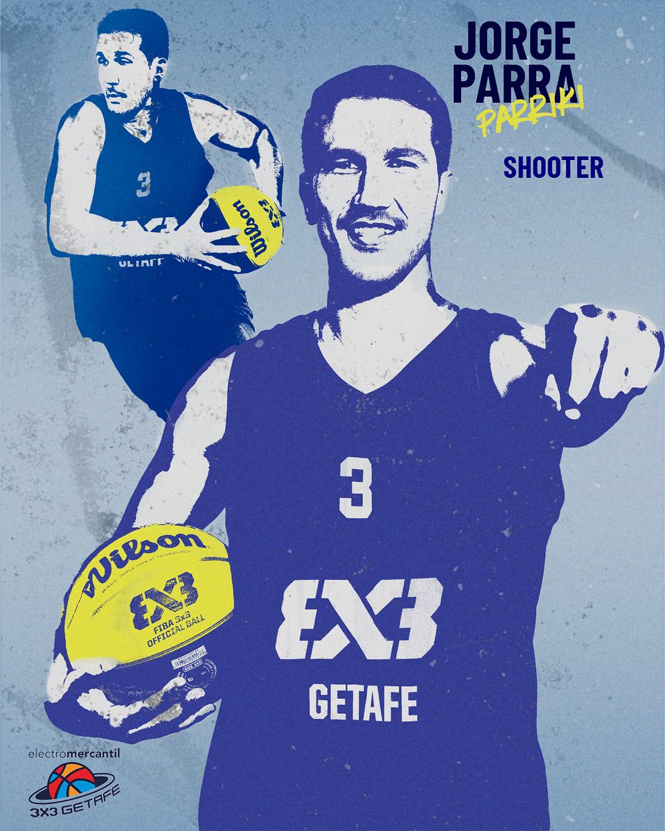 3x3 Electromercantil Getafe (@3x3tafe) on Twitter photo ⛹🏻♂️ <a href="/parrajorge25/">Jorge Parra Báez</a> IS BACK 💥
PARRIKI volverá a vestir la camiseta de Electromercantil <a href="/3x3tafe/">3x3 Electromercantil Getafe</a> para destrozar partidos sobre la bocina.
¡Pónganse a cubierto que llueven dobles!
#VuelaG3taf3 #3x3
🎨 Borque Studio ⛹🏻♂️ <a href="/parrajorge25/">Jorge Parra Báez</a> IS BACK 💥
PARRIKI volverá a vestir la camiseta de Electromercantil <a href="/3x3tafe/">3x3 Electromercantil Getafe</a> para destrozar partidos sobre la bocina.
¡Pónganse a cubierto que llueven dobles!
#VuelaG3taf3 #3x3
🎨 Borque Studio