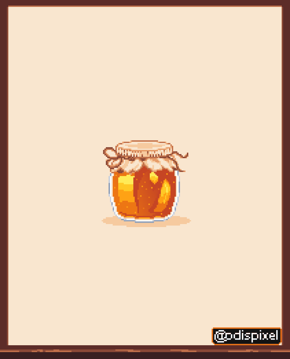 odispixel's tweet photo. #WeeklyPixelJourney Challenge theme: #honey

#pixelart #aseprite https://t.co/4uXSxOOf4U