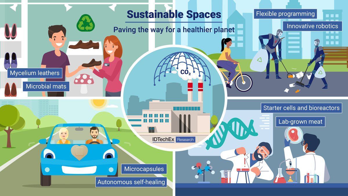 michaelnewhouse's tweet image. The #futureworld that enables the #environment to breathe.

According to #IDTechEx, it could include diamond rings made from CO2, buildings that heal their own cracks, self-healing cars, cultivated meat, #verticalfarming, and #chemicalrecycling. 

buff.ly/18r9zKV
