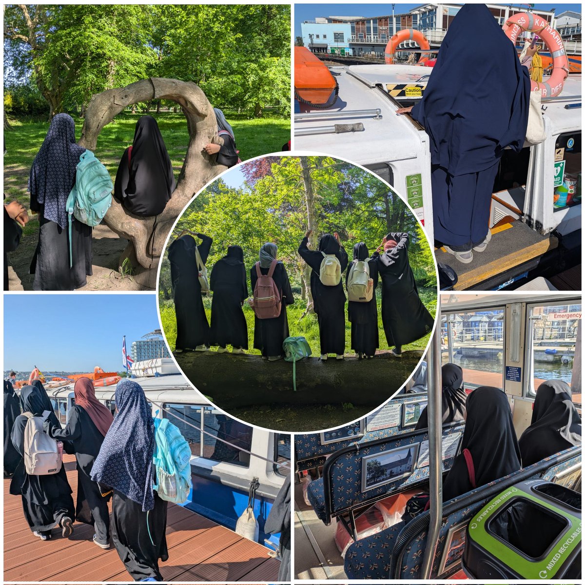Maa shaa Allah year 5/6 went on a boat trip for their themed reading topic🛥
