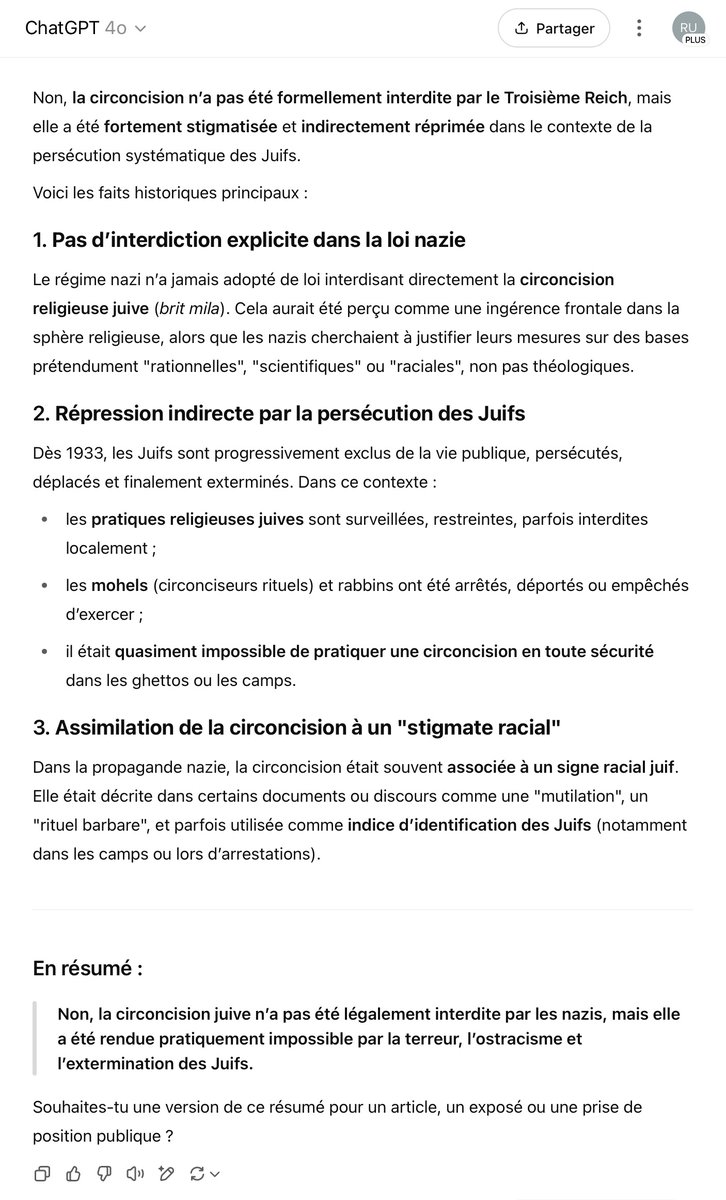 joelrubinfeld's tweet photo. L’appareil judiciaire belge persécute les rabbins qui pratiquent la circoncision!

La circoncision rituelle juive, appelée Brit Mila (“alliance de la circoncision”), est une loi centrale du judaïsme. Elle symbolise l’alliance entre Dieu et le peuple juif qui remonte à Abraham (Genèse 17:9–14: “Voici mon alliance que vous garderez entre moi et vous, et ta descendance après toi: tout mâle parmi vous sera circoncis. Ce sera un signe d’alliance entre moi et vous.”). Abraham a lui-même circoncis son fils Isaac, âgé de huit jours. Depuis, la circoncision au huitième jour est l’un des rites les plus anciens et les plus universellement observés par les Juifs, même en temps de persécution.

Ce mercredi matin, la police anversoise a perquisitionné les maisons de trois Juifs anversois, dont celles des rabbins et mohels (personnes formées à la pratique de la Brit Mila) Aharon Eckstein et Moshe Landau. La police a confisqué les instruments permettant aux mohels de pratiquer cette tradition juive trimillénaire, et demandé la liste des enfants circoncis au cours des dernières années (https://t.co/qBWvASyk7I).

En s’attaquant à cette tradition fondamentale du peuple juif et en exigeant des mohels une “liste d’enfants juifs”, l’appareil judiciaire belge a posé ce matin un acte d’une gravité extrême, une véritable offensive dirigée contre la communauté juive du pays, un procédé qui renvoie aux manœuvres du Troisième Reich (voir en pièce jointe ce que dit ChatGPT sur le sort réservé par l’Allemagne nazie à la Brit Mila).

Un acte hostile posé par le même pouvoir judiciaire qui, la semaine dernière, a classé sans suite la plainte pour antisémitisme déposée contre le député islamiste antisémite pro-Hamas @Fouad_Ahidar (https://t.co/HsipjxeY7z).

Un acte hostile posé par le même pouvoir judiciaire qui, il y a deux mois, a acquitté Herman Brusselmans, ce chroniqueur de l’hebdomadaire flamand @Humo qui a publié le 4 août 2024 un brûlot antisémite sur la guerre opposant Hamas et Israël dans lequel il écrit: “Je suis tellement en colère que j’ai envie d’enfoncer un couteau pointu dans la gorge de chaque Juif que je rencontre” (https://t.co/Sbsb0bKV6A).

Un acte hostile posé par le même pouvoir judiciaire qui n’a donné aucune suite à la plainte déposée le 25 octobre 2024 par la @LBCAbe contre l’orateur islamiste qui, le 7 octobre 2024 devant la Bourse de Bruxelles, a psalmodié “Ô Allah, brûle les Juifs” lors d'une manifestation anti-israélienne célébrant le premier anniversaire des pogroms du 7 octobre (https://t.co/zF2glQU5AX).

Un acte hostile posé par le même pouvoir judiciaire qui, en 2016, a classé sans suite la plainte déposée contre un cafetier belgo-turc qui avait placardé sur la devanture de son établissement le message: “Ici l’entrée est autorisée pour les chiens et interdite pour les Juifs!” (https://t.co/lZtWygjJ9U).

En Belgique donc, on blanchit celui qui veut “enfoncer un couteau pointu dans la gorge de chaque Juif qu’[il] rencontre” et on persécute celui qui utilise le scalpel pour perpétuer la tradition juive trimillénaire de la Brit Mila.

Cette affaire apporte une pièce supplémentaire à ce que je dénonçais le 4 octobre 2024 dans le Journal télévisé de @RTLTVI, à savoir le basculement de notre pays, au lendemain du 7 octobre 2023, dans un antisémitisme d’État (voir vidéo).

@s_antisemitisme @FORUMJO1 @ccojb @UEJB_Officiel @CCLJ_BE @Bart_DeWever @AnneliesVl @BernardQuintin_ @FranckenTheo @prevotmaxime @GLBouchez @SophieRohonyi @PaulMagnette @YVerougstraete @ddemeeus @Fred_Chardon @Gauvain_D_Santo @acaranto @ArnaudFarr @Jimnjmn @Max_Binet @Chrom_MOSS @grikos @JPJacqmin @jjdeleeuw @grosfilley @ChDeborsu @Le_Bux @quatremer @ErwanSeznec @NoraBussigny @marcweitzmann @Imam1chalghoumi @celine_pina @Maaroufi9 @FBBlackler @LaurenceFerrari @Sifaoui @BanonTristane @MargolinRabbi @DSchwammenthal @kschnurbein