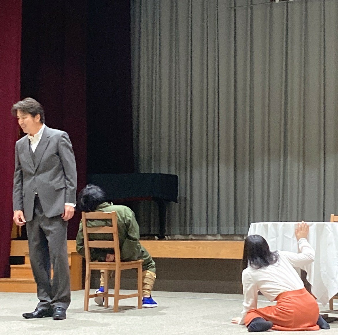 『怪談・弐〜あやかしまねきて〜』

作•演出:
渡辺 キョウスケ
（プロフェッショナルファウル）

出演:
リョウスケ（TEAM•C2シンドローム）
田山 つよし（TEAM•C2シンドローム）
梅木 彩羽（イチニノ）
青山 圭佑
岩（TEAM•C2シンドローム）