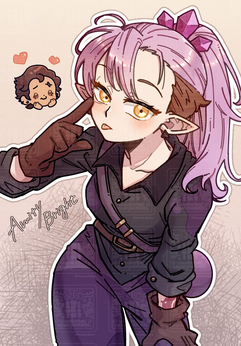 Amity💜😜

#theowlhousefanart #AmityBlight