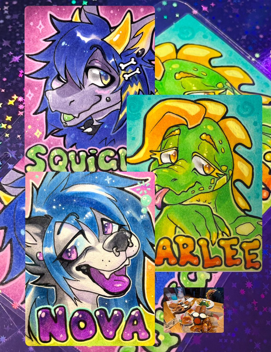 recent mini badges 🩷🐾 these are open for $40 btw!

#furry #furryart