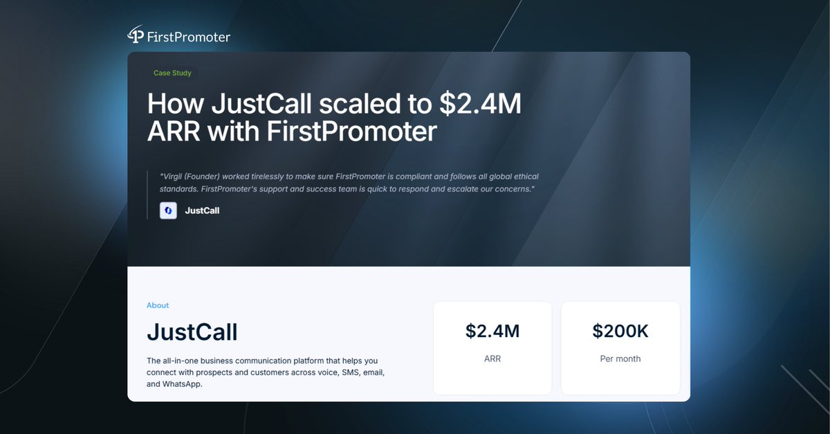 FirstPromoter tweet media