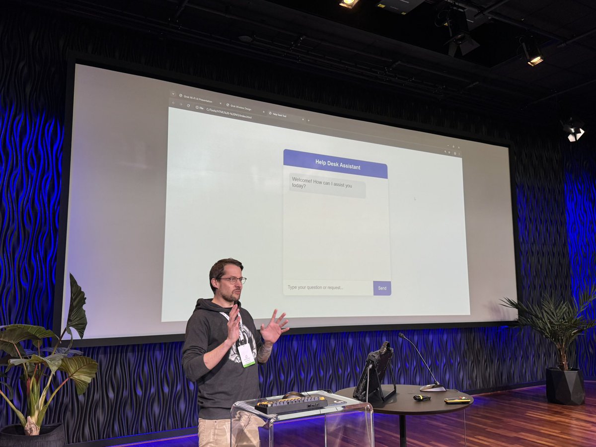 Wi-Co (@wicocommunity) on Twitter photo What next at Wi-Co Norway?
It is the one and only <a href="/mrTeigen/">Kjetil Teigen Hansen</a>, no slides, just him, his <a href="/Aaronia_AG/">Aaronia AG</a> Tablet and AI. This is going to be amazing.
#WiCoNorway What next at Wi-Co Norway?
It is the one and only <a href="/mrTeigen/">Kjetil Teigen Hansen</a>, no slides, just him, his <a href="/Aaronia_AG/">Aaronia AG</a> Tablet and AI. This is going to be amazing.
#WiCoNorway