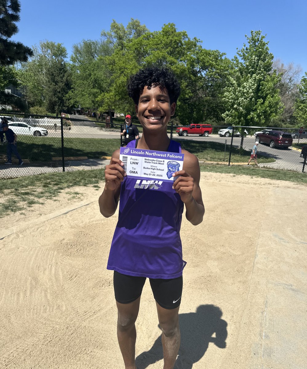 Congratulations to the Falcon Track &amp; Field team for qualifying athletes for the State Meet next week in Omaha! 💜