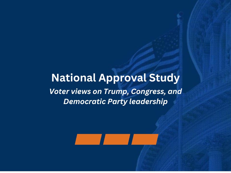 coefficientpoll's tweet image. New Data Release: National Approval Study
- Trump approval: 49%
- No clear face of the Democratic Party (AOC leads at 26%)
Full memo here: coefficient.org/national-appro…