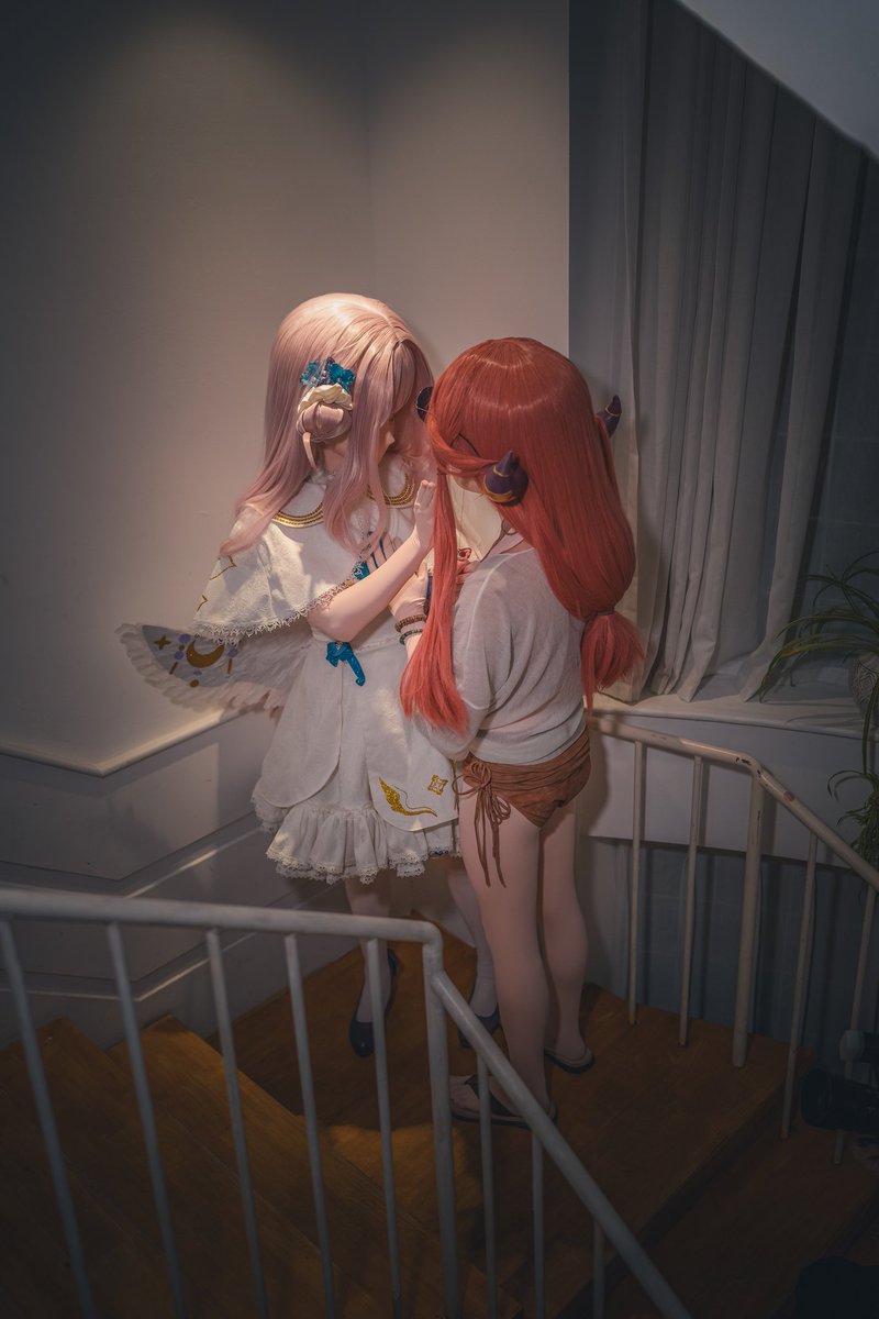 恶魔👿与天使👼🏻的初次见面
可爱的天使👼🏻：<a href="/XZeo_Polaris/">千水</a>