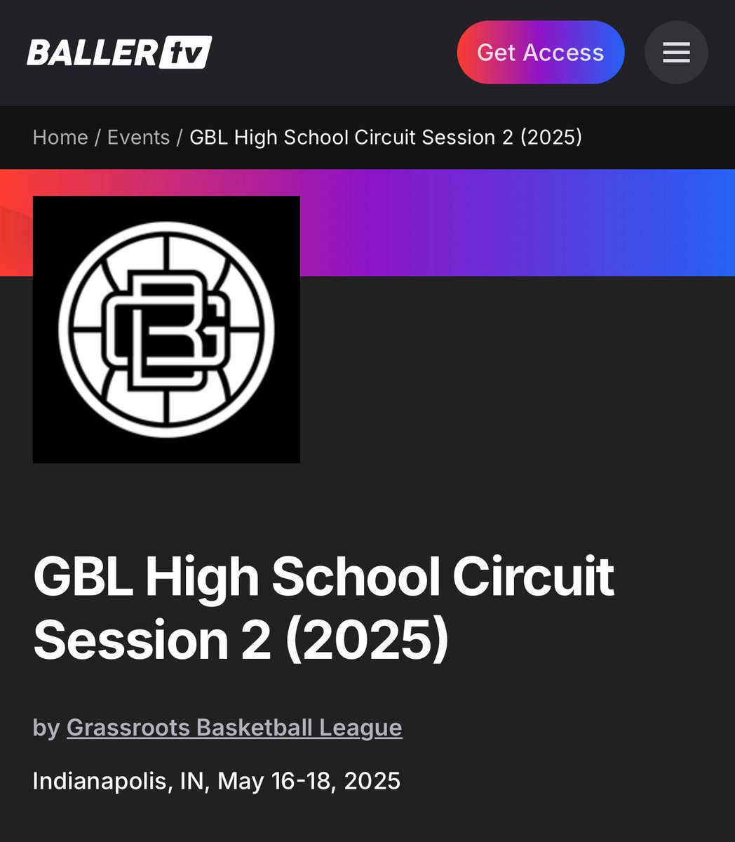 📺 BALLER TV (<a href="/BallerTV/">BallerTV</a>) will host all of this weekend’s GBL Session 2 action right at your fingertips!

🔗 ballertv.com/events/gbl-hig…
