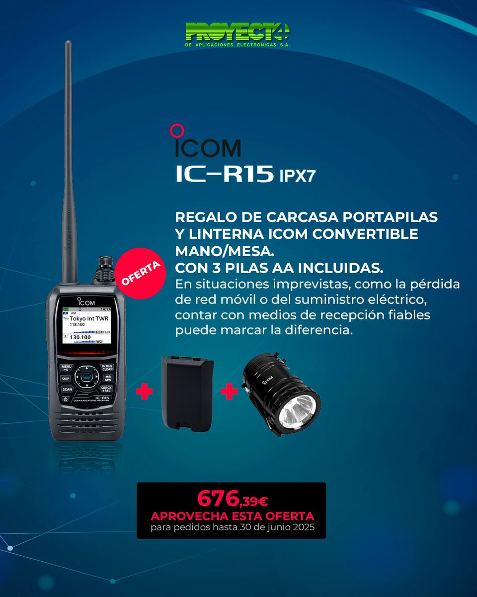 Proyecto 4 (@proyecto4sa) on Twitter photo 🆕️Promoción #icr15 con regalos hasta 📆 30 Junio o finalizacion de existencias #icom #icomnews #icomEverywhere #icomspain #emergencias <a href="/IcomSpain/">Icom Spain</a>
Recepción fiable
acortar.link/aUV41Q 🆕️Promoción #icr15 con regalos hasta 📆 30 Junio o finalizacion de existencias #icom #icomnews #icomEverywhere #icomspain #emergencias <a href="/IcomSpain/">Icom Spain</a>
Recepción fiable
acortar.link/aUV41Q