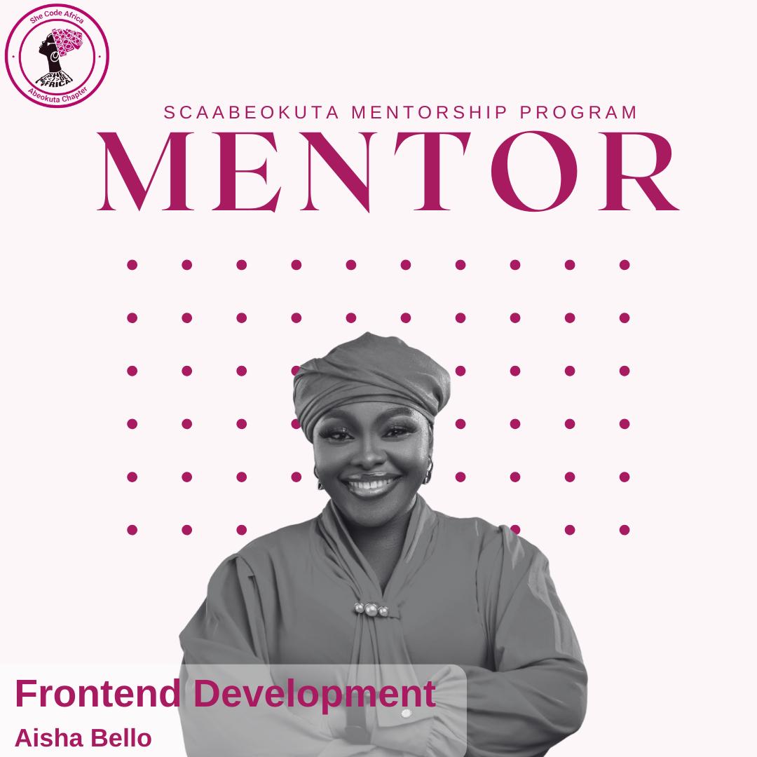 You have got questions ?

Mentors have got the experience and answers 🌹

Here at SCA Abeokuta,we ensure you get the necessary support to stay ahead in your niche

Shout out to our amazing mentors, who choose to make a difference.
#AccelerateAction