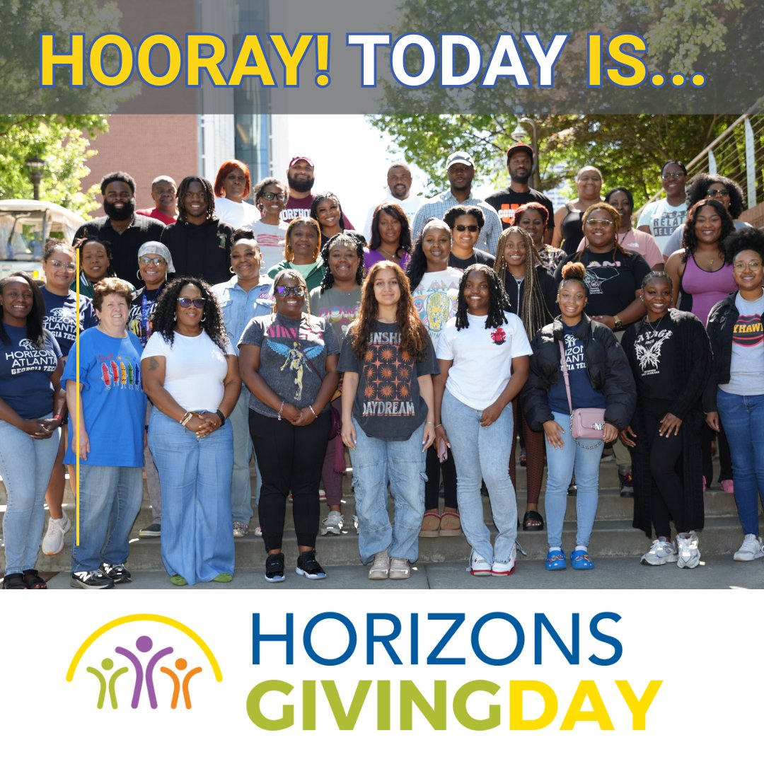 🌟#HorizonsGivingDay is here!  🌟A little can go a long way when we get together and give together as your donation will help us expand access, deepen impact, and keep the joy of learning alive.  tinyurl.com/HGTgiving25