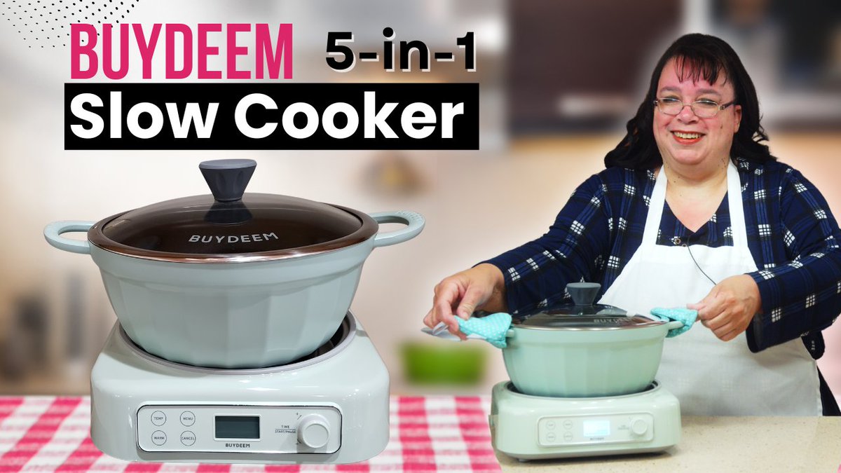 AmyLearnstoCook's tweet image. 5 Recipes, 1 Pot — Is the Buydeem Slow Cooker a Kitchen Unicorn? 🦄 For the video, visit Amy Learns to Cook on YouTube! #slowcooker #multicooker #onepotmeal #buydeem #kitchengadgets #amylearnstocook youtu.be/Cy2-SuluX2o?si… via @YouTube