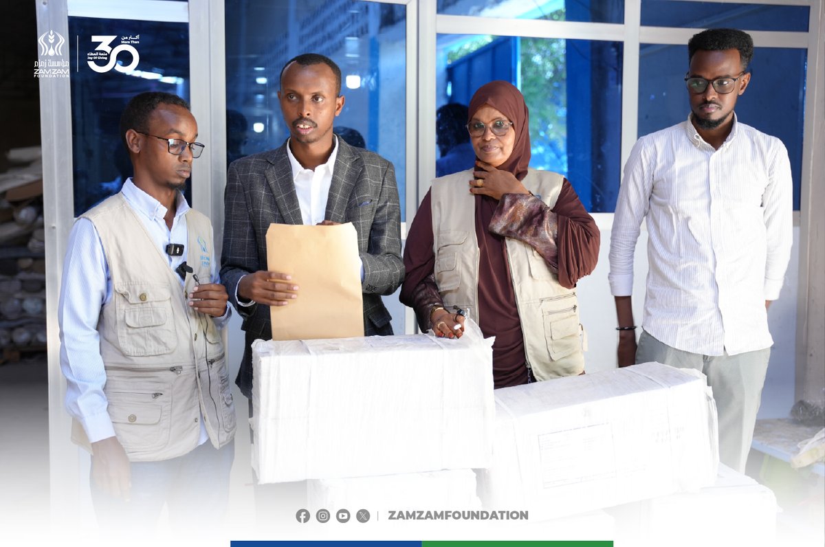 On May 10, 2025, devastating floods in Mogadishu displaced families and spiked waterborne disease risks. Zamzam Foundation delivered lifesaving medical supplies to SoDMA and is driving holistic recovery—clean water, nutrition, education &amp; emergency support to rebuild resilience.