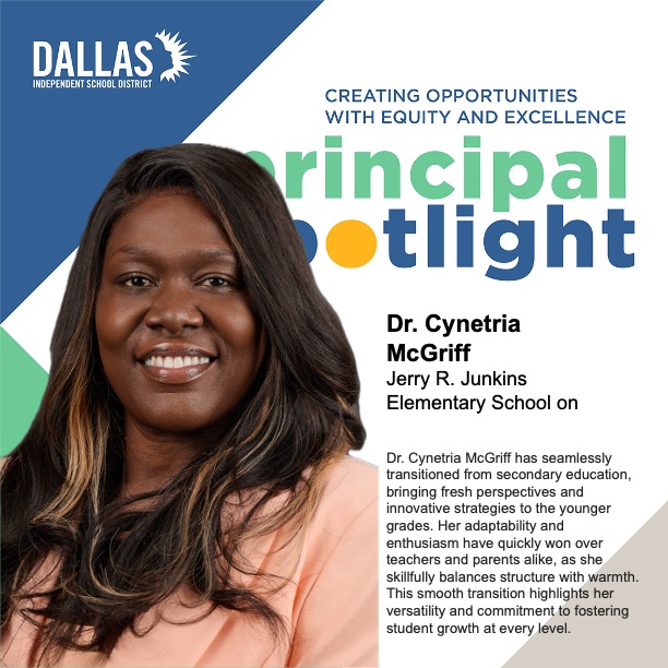 Principal McGriff has four college degrees—a bachelor’s in English, masters, a masters of education, and a doctorate!