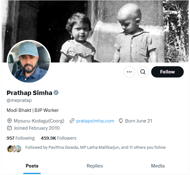 ShwethaKiru's tweet image. Why is @mepratap’s profile still carrying a #GreyTick?

He is just a #ModiBhakt and a #BJP worker and doesn’t hold any position in the Indian Government.

Please remove his Grey Tick @X, @verified, @XCorpIndia.