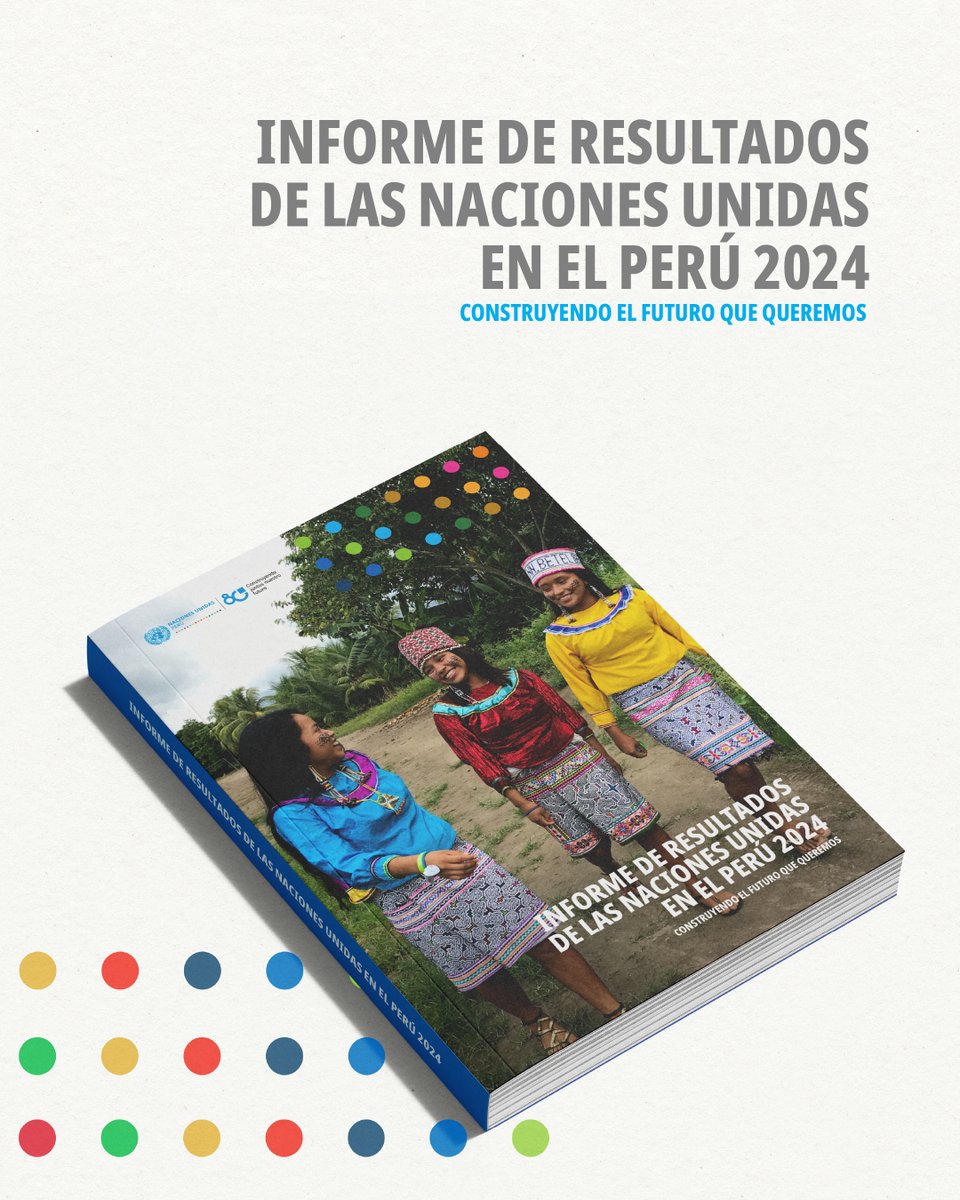 📢Informe de #ResultadosONUPerú2024 

+300 acciones impulsadas por ONU con el 🇵🇪 contribuyeron al avance de prioridades de desarrollo nacional y al progreso de #ODS🌍💙

📖 ¡Descubre cómo trabajamos por un Perú  más inclusivo, justo y sostenible!

🔗peru.un.org/es/294055-info…
#ONU80