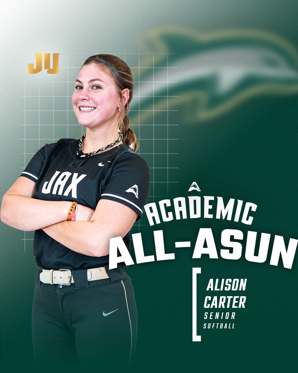 Leading the way 📝

Congratulations to our girls Gabby Baylog and Alison Carter for being named Academic All-ASUN‼️

#JUPhinsUP