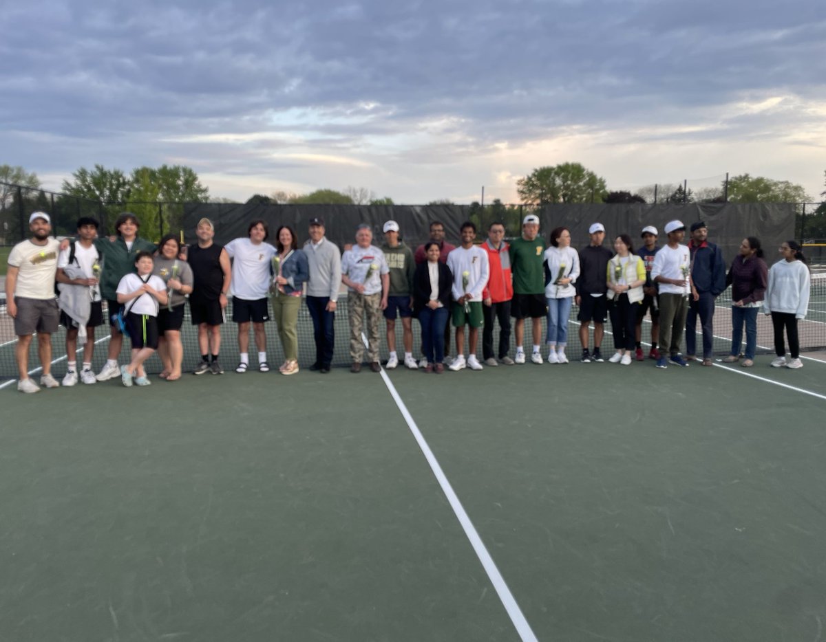 We had a competitive match against Stevenson on Monday night for Senior night. Had 4 3 setters go against us so were right in it on almost every court. Great tune up for Conference. We finish 14-4 in duals this year and more importantly, celebrated a great group of seniors!