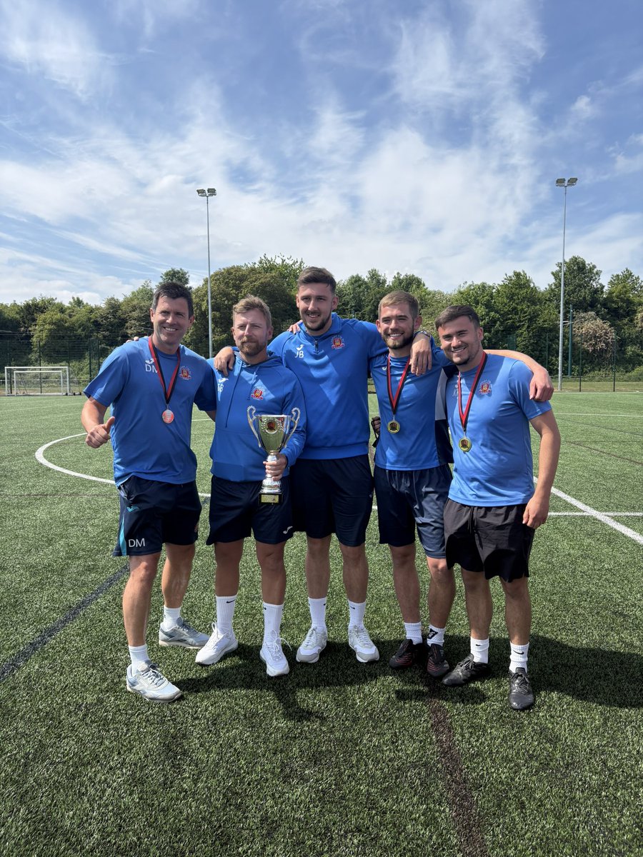 CHAMPIONS 2025 

Returning from an amazing European Tour the squad went to the top of the league in Nottingham today &amp; had to WIN. 

5-1 brilliant performance to win the title on goal difference after finishing 2nd last year. 

A new squad this season with all first years.