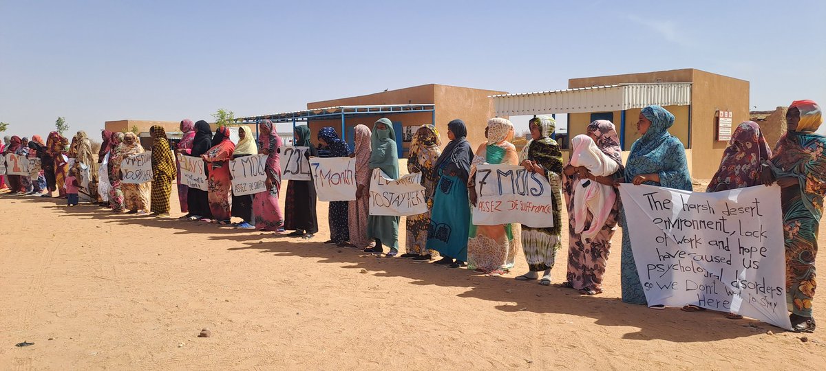 You23062275Man's tweet photo. 234 days of peaceful protest. We have had enough of suffering,we don't want to stay here @giacomo_zando @lukacasa @saracreta @TurtleYusuf @EleanaElefante @AngiKappa @RescueMed @GiorgiaMeloni @EndToxicAid @davide_tommasin @JFCrisp @UNHCRUSA @UNGeneva @UNHCRItalia @RefugeesinLibya https://t.co/C38xmWPZml