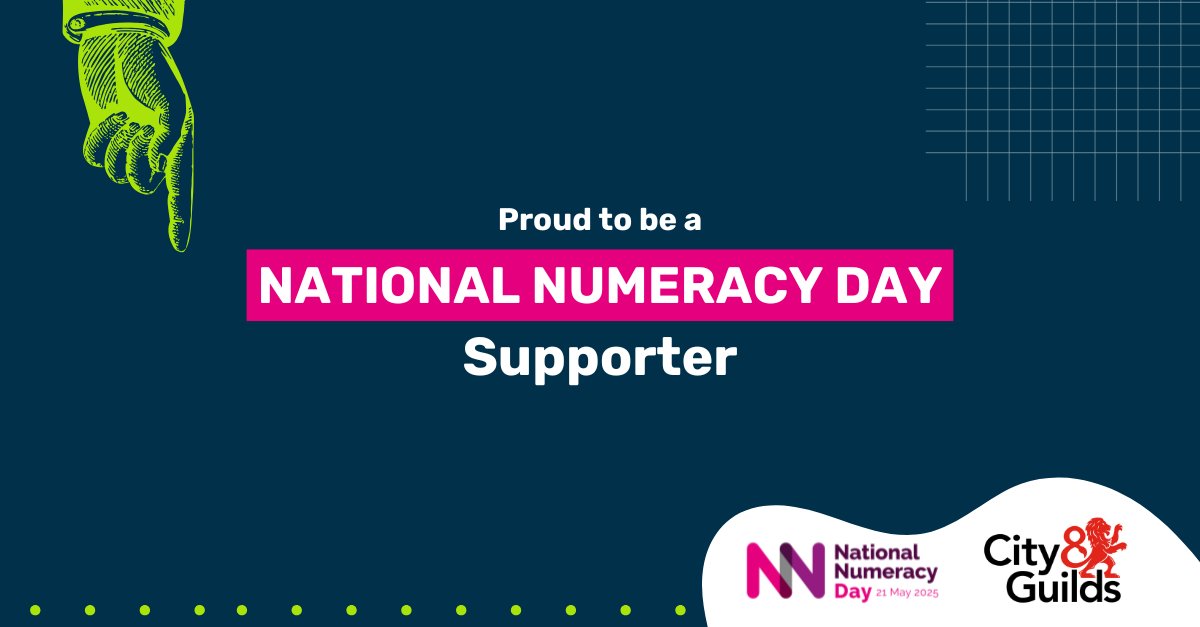 City &amp; Guilds is proud to be supporting #NationalNumeracyDay on Wednesday 21 May 2025, this year’s campaign is ‘The Money Edition’ focusing on supporting the development of confidence with money. Visit <a href="/Nat_Numeracy/">National Numeracy</a> for more information: National Numeracy Day | 21 May 2025