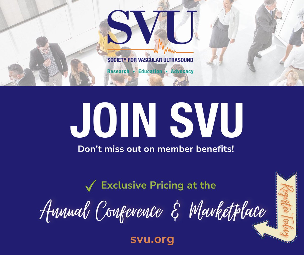 Did you know SVU members receive exclusive pricing at the upcoming Annual Conference in Nashville?  Join today and register for #SVU2025: zurl.co/TogOE 

#SVU #SVUmembership
