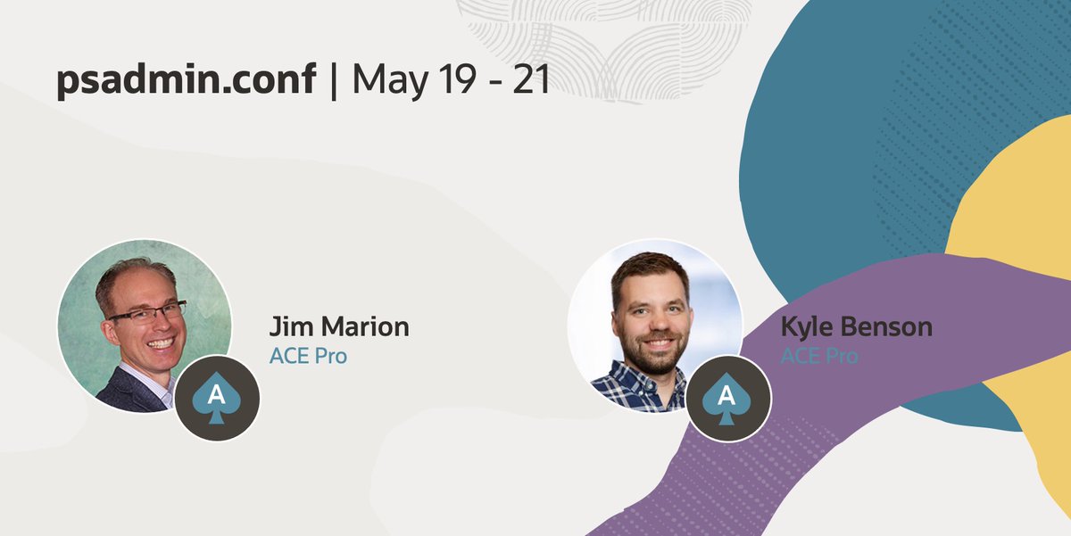 Oracle ACE Program (@oracleace) on Twitter photo Join psadmin.conf, a conference specifically for PeopleSoft Administrators.
The conference features talks from expert admins on a variety of topics, as well as hands-on training from Oracle ACEs. ♠️ 👉
social.ora.cl/6017NDzdV
#OracleACE <a href="/kbenson/">Kyle Benson</a> Join psadmin.conf, a conference specifically for PeopleSoft Administrators.
The conference features talks from expert admins on a variety of topics, as well as hands-on training from Oracle ACEs. ♠️ 👉
social.ora.cl/6017NDzdV
#OracleACE <a href="/kbenson/">Kyle Benson</a>