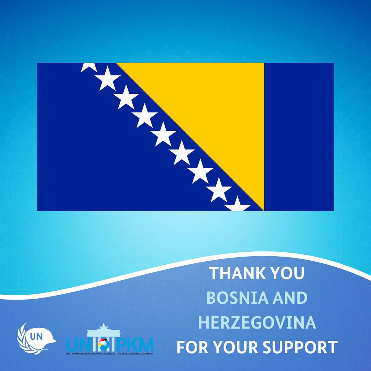 UNPeacekeeping's tweet image. Bosnia and Herzegovina pledged a national military training team specialized in Explosive Ordnance Disposal and Counter-Improvised Explosive Devices to help Troop-Contributing Countries address the threat of explosives during pre-deployment training. @UNMAS #PKMinisterial